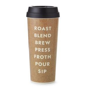 Kate Spade Thermal Travel Mug Coffee Cup Brew Sip